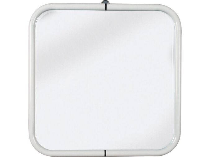 Aqualine WHITE LINE zrcadlo v rámu 44x44cm, bílá