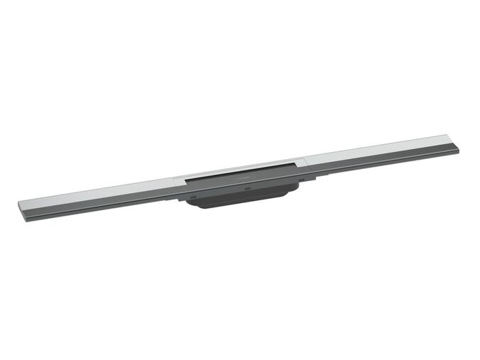 Hansgrohe Raindrain Lineární sprchový žlab s nerezovým roštem 800, do prostoru, zkrátitelný, chrom