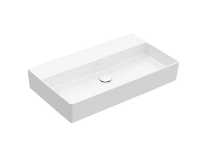 Villeroy & Boch Memento 2.0 Umyvadlo 800x470 mm, bez přepadu, bez otvoru pro baterii, alpská bílá