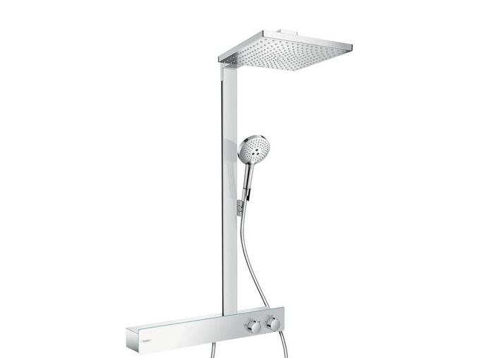 Hansgrohe Raindance E Sprchový set Showerpipe 300 s termostatem 600, EcoSmart 9 l/min, chrom