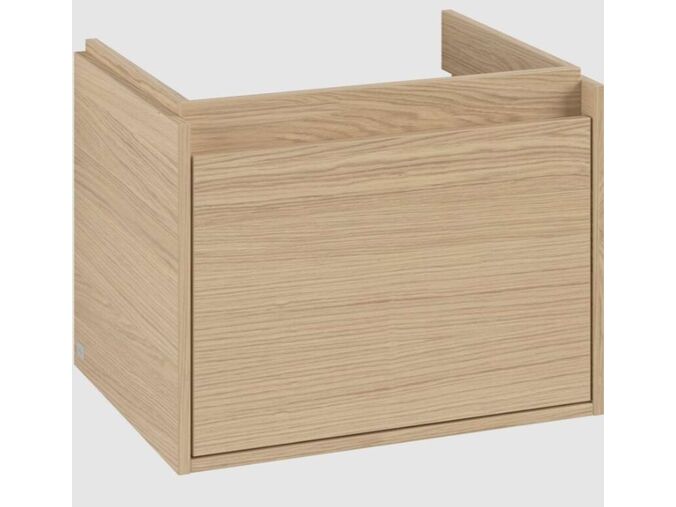 Villeroy & Boch Skyla Umyvadlová skříňka, 57x44x44 cm, 1 zásuvka, Nordic Oak