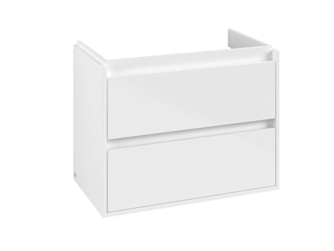 Villeroy & Boch Skyla Umyvadlová skříňka, 77x60x44 cm, 2 zásuvky, Brilliant White