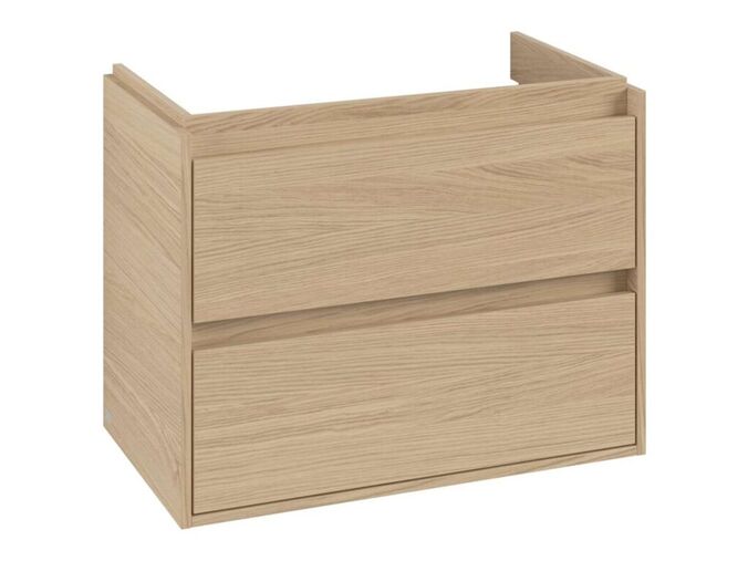 Villeroy & Boch Skyla Umyvadlová skříňka, 77x60x44 cm, 2 zásuvky, Nordic Oak
