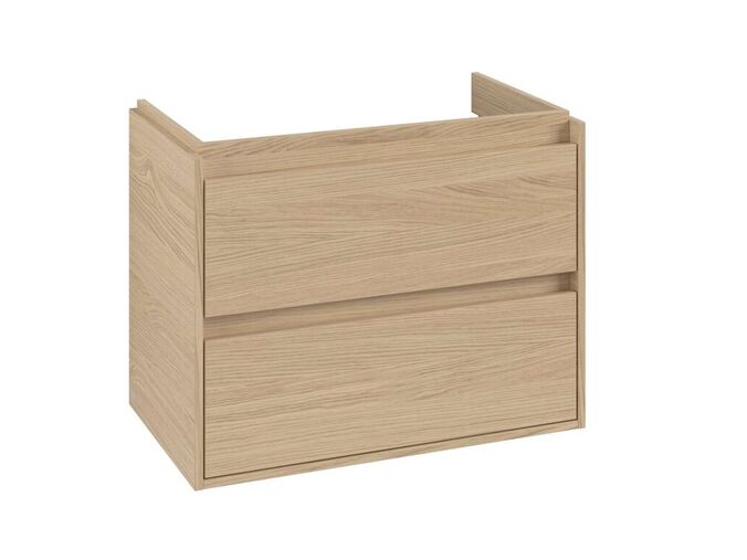 Villeroy & Boch Skyla Umyvadlová skříňka, 77x60x44 cm, 2 zásuvky, Nordic Oak