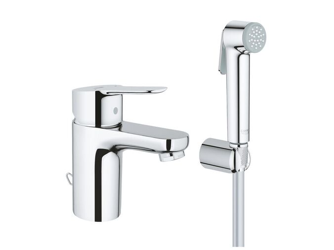 Grohe BauEdge Umyvadlová baterie s bidetovou sprškou, chrom