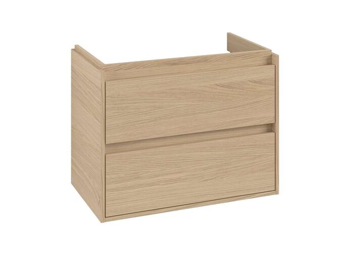 Villeroy & Boch Skyla Umyvadlová skříňka, 77x60x44 cm, 2 zásuvky, Nordic Oak