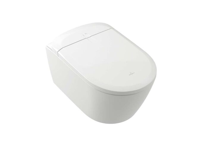 Villeroy & Boch ViClean Elektronický bidet s keramikou, závěsný, DirectFlush, CeramicPlus, SoftClosing, alpská bílá