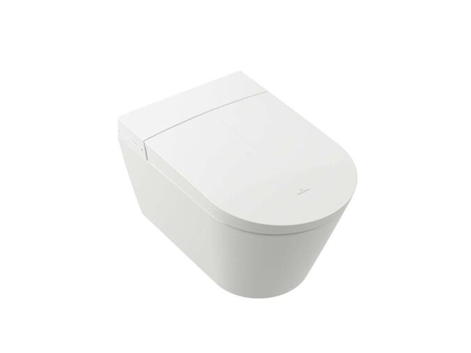 Villeroy & Boch ViClean Elektronický bidet s keramikou, závěsný, DirectFlush, CeramicPlus, SoftClosing, alpská bílá