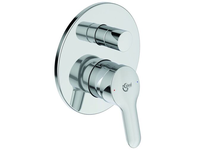 Ideal Standard Alpha Baterie pod omítku, s tělesem, pro 2 spotřebiče, chrom
