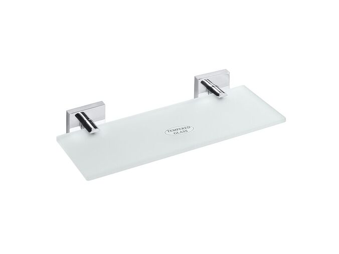 Bemeta Beta polička skleněná 300x55x130 mm, chrom