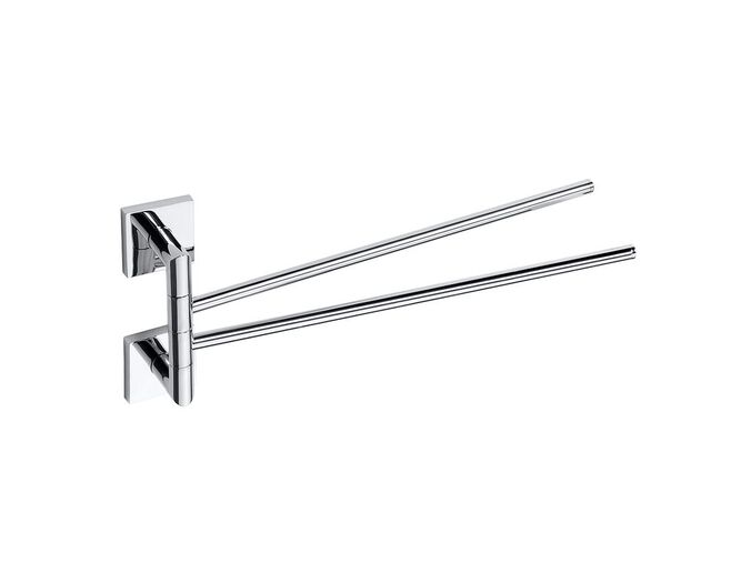 Bemeta Beta dvojitý držák ručníků otočný 420 mm, chrom