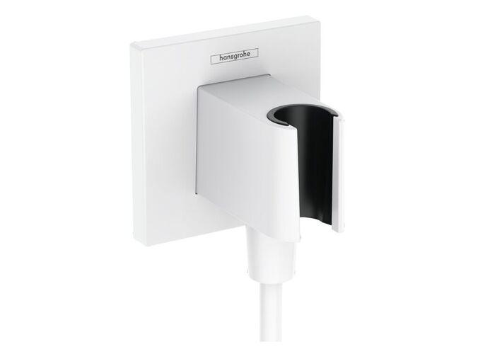 Hansgrohe Fixfit Sprchové kolínko s držákem, matná bílá