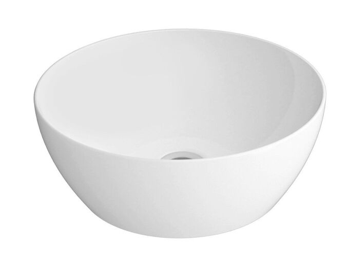 GSI PURA keramické umyvadlo na desku, průměr 42cm, bílá ExtraGlaze
