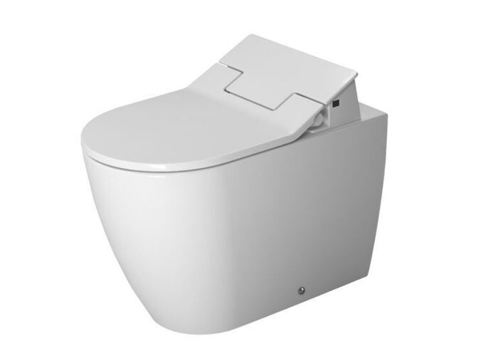 Duravit ME by Starck stojící WC pro SensoWash, WonderGliss, alpská bílá
