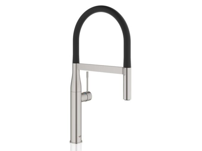 Grohe Essence Dřezová baterie s flexibilním ramenem s přepínačem, supersteel