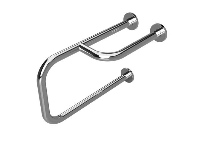 Bemeta HELP program kombinovaný úchyt k umyvadlu 50 cm, pravý, nerez