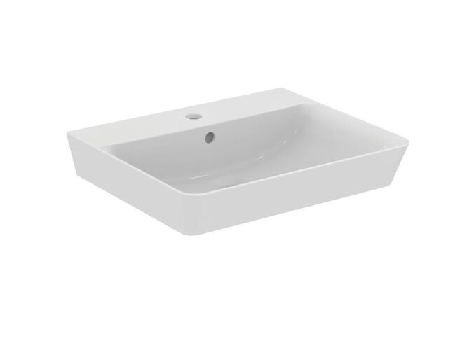 Ideal Standard Connect Air Umyvadlo Cube 550x460x160 mm, s přepadem, otvor pro baterii, bílá