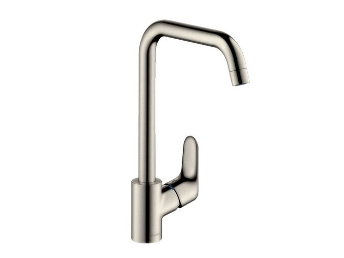 Hansgrohe Focus M41 Dřezová baterie, vzhled nerezu