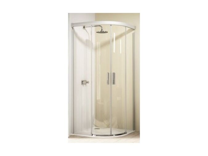 Hüppe Design Elegance 	1/4-kruh 900/1900mm stříbrná matná / čiré AP