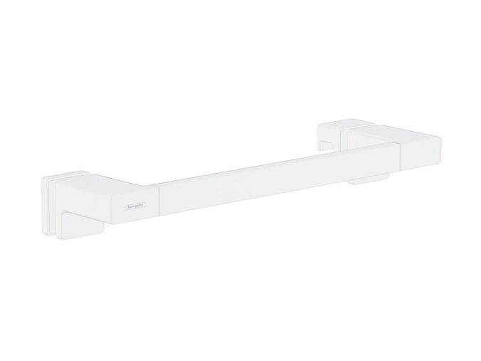 Hansgrohe AddStoris Madlo pro sprchové dveře, délka 400 mm, matná bílá