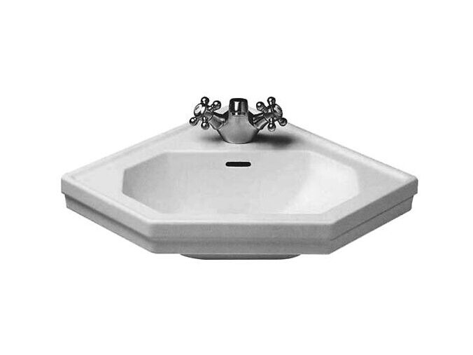 Duravit 1930 umývátko přepad, 59,5x45 cm, bílá