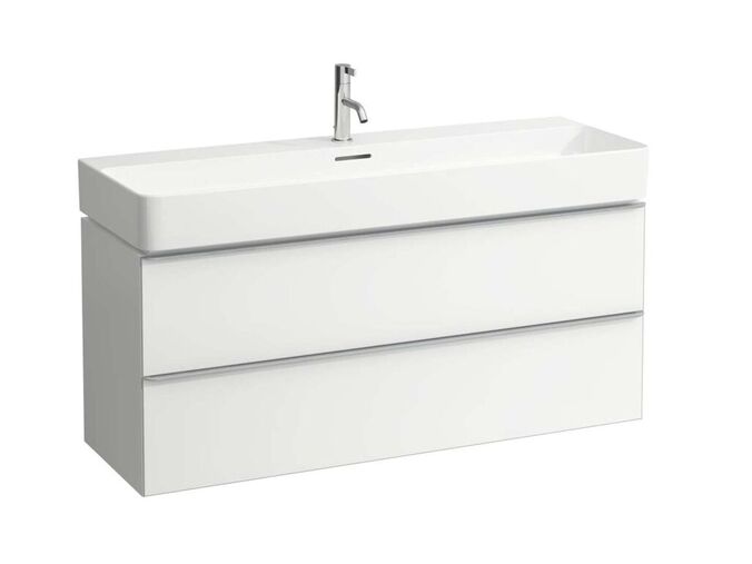 Laufen Space Umyvadlová skříňka, 119x41x52 cm, 2 zásuvky, bílá