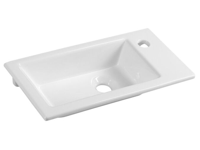 Aqualine ZUNO 50 keramické umývátko nábytkové 50x25cm, bílá