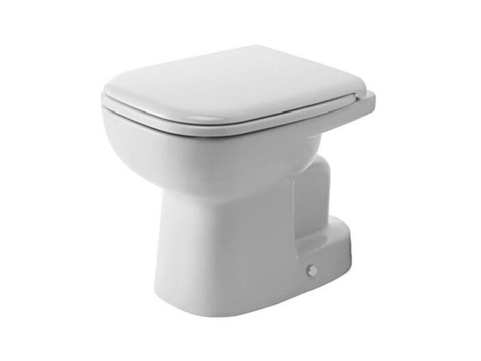 Duravit D-Code stojící WC, spodní odpad, bílá