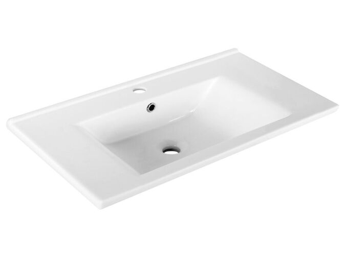 Aqualine ZUNO 75 keramické umyvadlo nábytkové 75x45cm, bílá