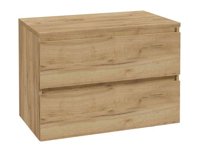 kielle Nefia Skříňka včetně desky pod umyvadlo 80x55x46 cm, zlatý dub