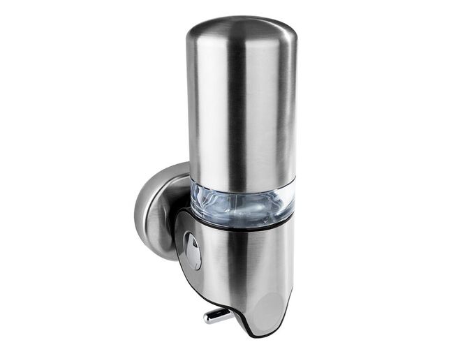 Bemeta Hotelové vybavení dávkovač mýdla 350 ml, 122x240x110 mm, nerez mat