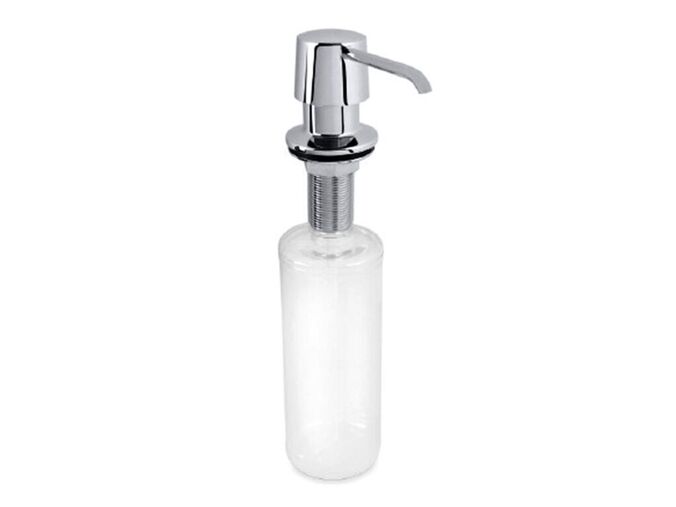 Bemeta Hotelové vybavení Integrovaný dávkovač mýdla/saponátu, 300 ml, nerez/plast, lesk