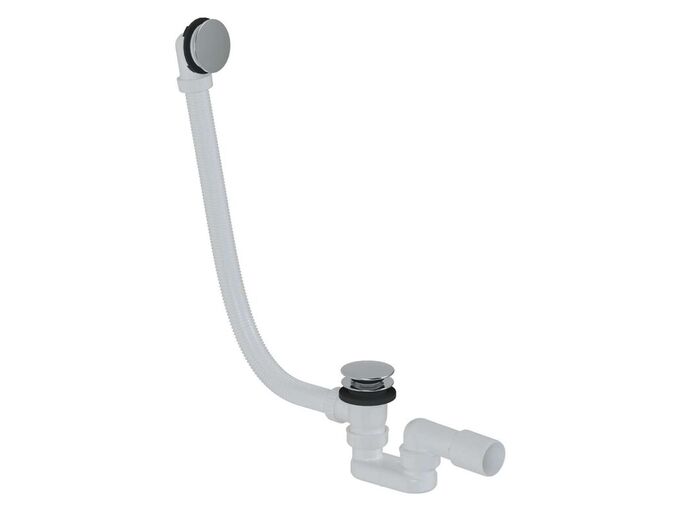 kielle Vanová odtoková a přepadová souprava Click-Clack, délka 1000 mm, chrom