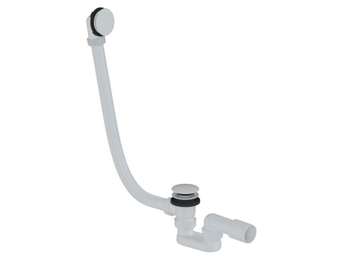 kielle Vanová odtoková a přepadová souprava Click-Clack, délka 1000 mm, matná bílá