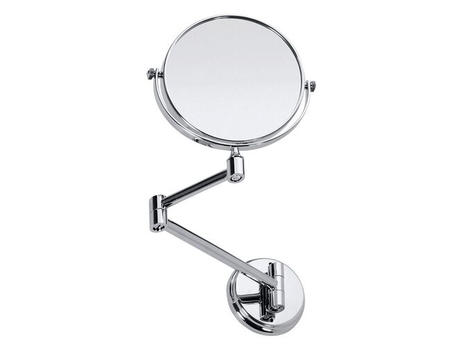 Bemeta Omega závěsné kosmetické zrcátko průměr 140 mm, chrom