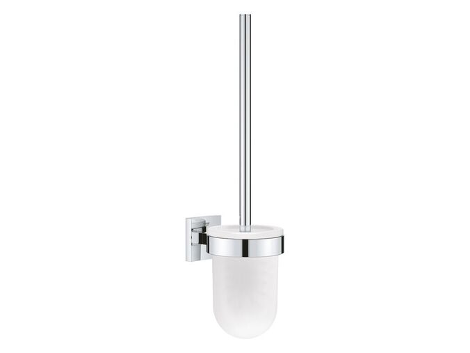 Grohe QuickFix Start Cube WC štětka nástěnná s držákem, sklo/chrom