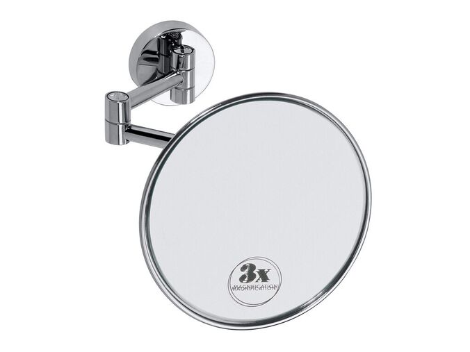 Bemeta Kosmetická zrcátka kosmetické zrcátko bez osvětlení na rameni průměr 140 mm, chrom