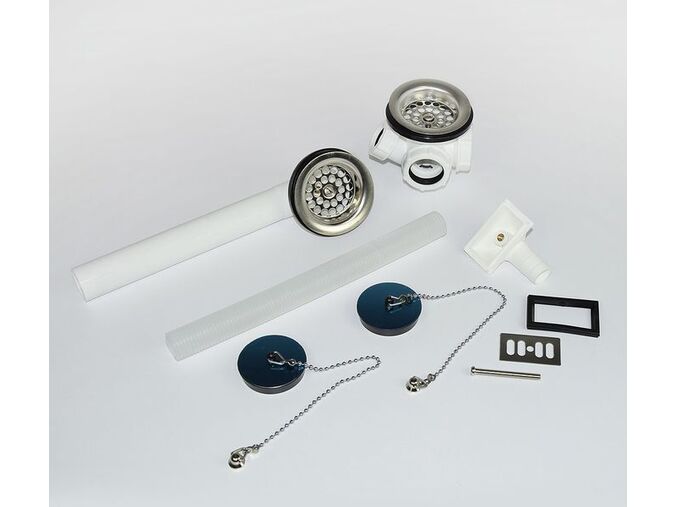 Villeroy & Boch Universal accessories přepadová sada, chrom