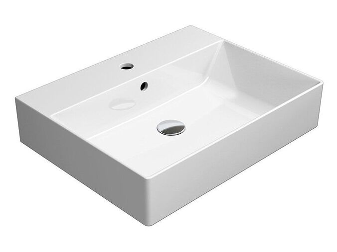 GSI KUBE X keramické umyvadlo 60x47cm, bílá ExtraGlaze