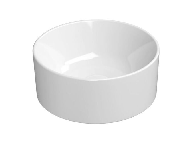 GSI KUBE X keramické umývátko na desku, průměr 32cm, bílá ExtraGlaze