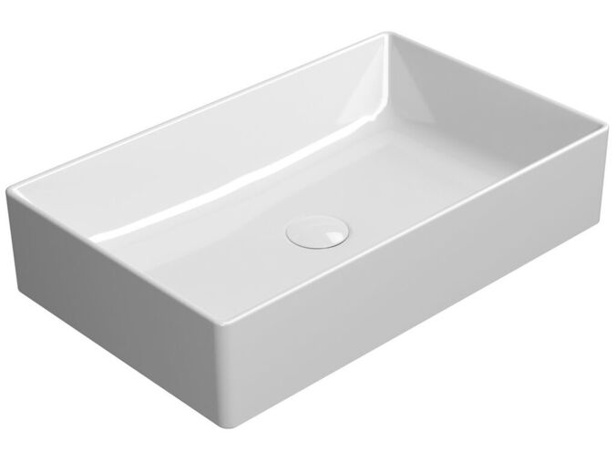 GSI KUBE X keramické umyvadlo na desku, 60x37cm, bílá ExtraGlaze