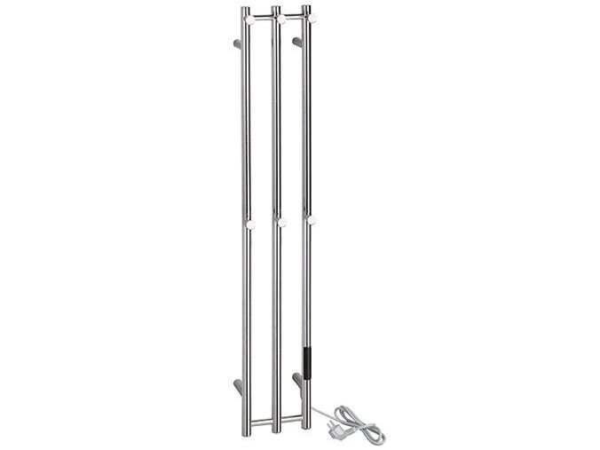 Bemeta Otopná tělesa Elektrický sušák ručníků 1180 mm, tyč, 91W, nerez, lesk
