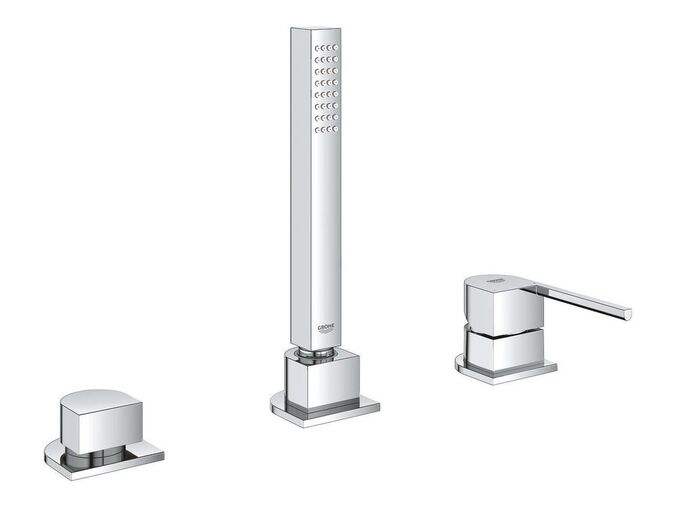 Grohe Plus Baterie na okraj vany, 3-otvorová instalace, chrom