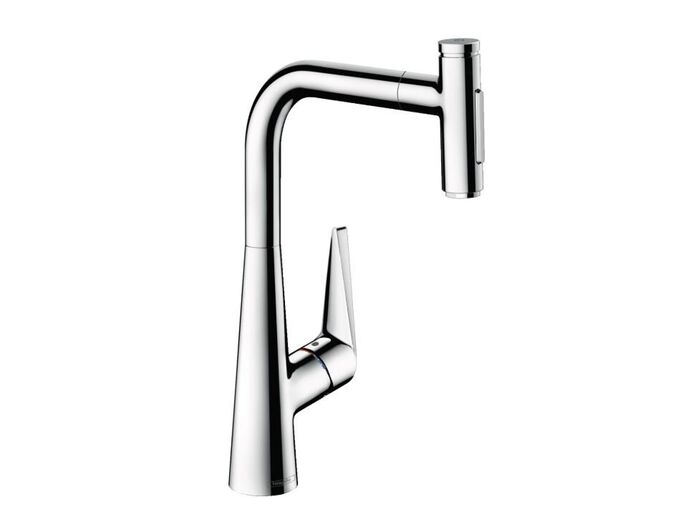 Hansgrohe Talis M51 Dřezová baterie M5117-H300 s výsuvnou sprškou, sBOX, chrom