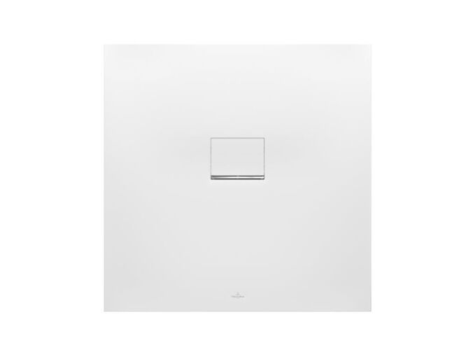 Villeroy & Boch Squaro Infinity Sprchová vanička, 900x900 mm, Quaryl, Stone White