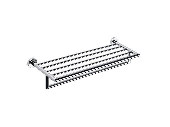 Bemeta Omega polička na ručníky s hrazdou 550 mm, chrom