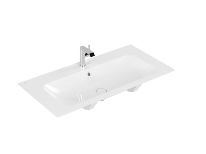 Villeroy & Boch Finion Umyvadlo se skrytým přepadem, 1000x500 mm, s CeramicPlus, alpská bílá