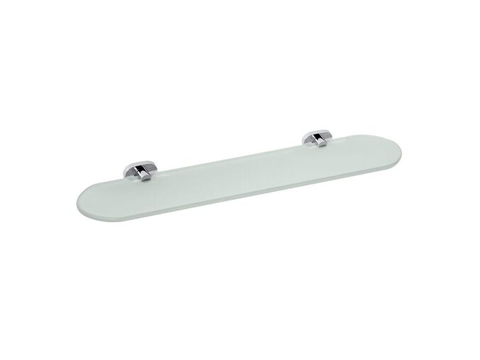 Bemeta Oval polička skleněná 520 mm, chrom