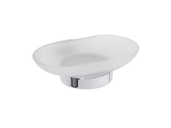 Bemeta Oval mýdlenka skleněná, chrom