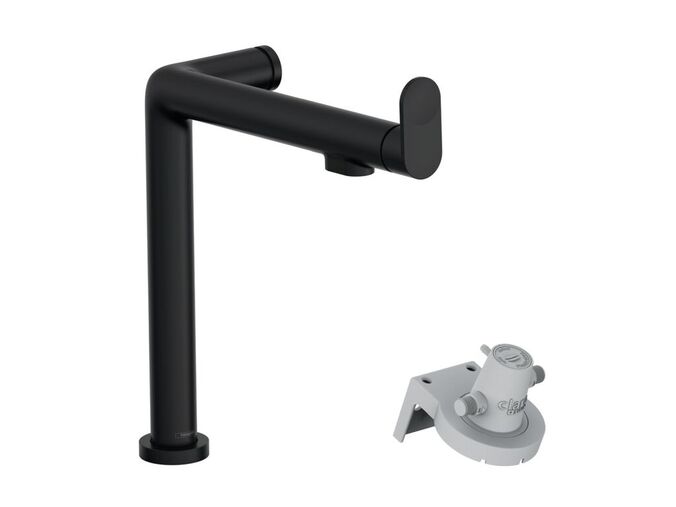 Hansgrohe Aqittura M91 Dřezová baterie s filtrační hlavicí, matná černá